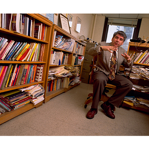 Paul LaPlante in his office