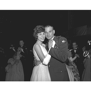 Pauline and John J. Kalen dancing at military ball