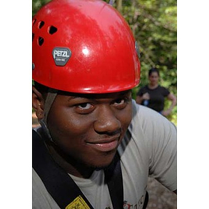 Ulysses Ifill at the Torch Scholars Project Adventure Ropes Course