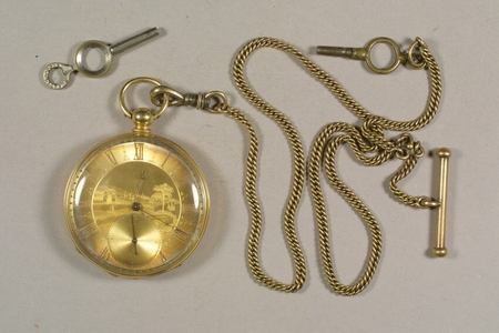 Pocket Watch and Watch Chain