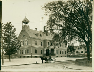 Exterior view of the Washington School, East Weymouth, Mass., undated