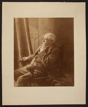 [PP] Portrait of Thomas Gold Appleton, seated, facing left, location unknown, undated