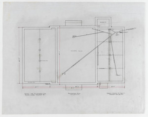 Stable foundation plan, 1/4 inch scale, residence of F. K. Sturgis, "Faxon Lodge", Newport, R.I.
