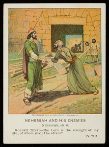 Nehemiah and his enemies, December 10, vol. 23, 4th quarter, 1911, no. 4, part 11, Pilgrim Press, Boston; New York; Chicago, 1911