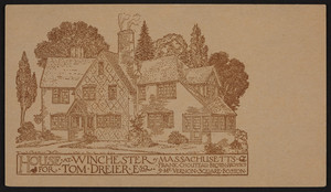 Trade card for Frank Chouteau Brown, architect, 9 Mount Vernon Square, Boston, Mass., undated