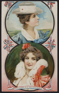 Trade card for C.I. Hood Family Medicines, C.I. Hood Co., Lowell, Mass., 1903