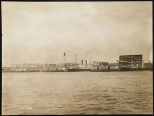 Waterfront. East Boston, Cunard docks