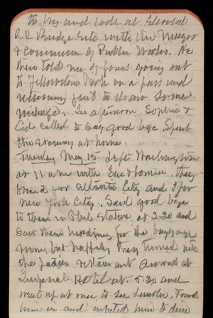 Thomas Lincoln Casey Notebook, April 1894-July 1894, 23, to try and look at Elevated