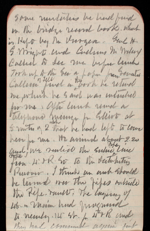 Thomas Lincoln Casey Notebook, September 1889-November 1889, 27, some mistakes he had found