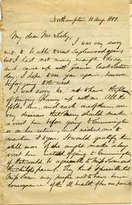 Letter from Benjamin Smith Lyman to Mr. Lesley