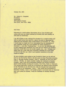 Letter from Mark H. McCormack to Robert D. Campbell