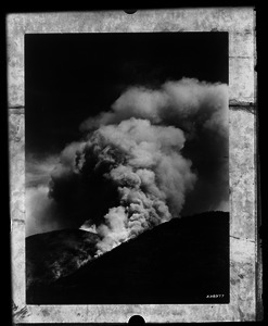 Forest fire on Tea Kettle Mountain, Flathead National Forest