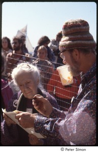 MUSE concert and rally: Pete Seeger and Maggie Kuhn at the No Nukes rally