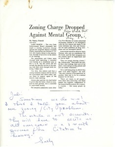 Zoning charge dropped against mental group
