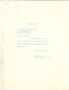Letter from Lillian Murphy to Afro-Arts Bazaar, Inc.