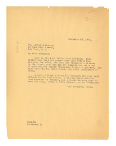 Letter from W. E. B. Du Bois to Arthur Spingarn