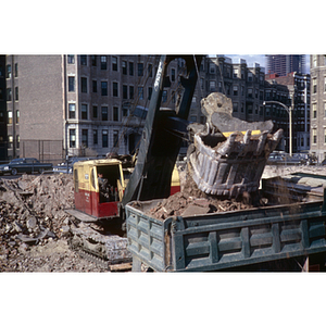 Construction of Speare Hall, April 1963