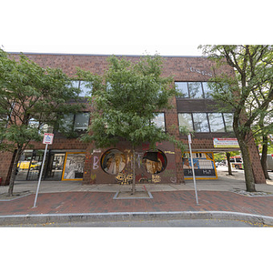 Harriet Tubman House facade on Columbus Avenue, right