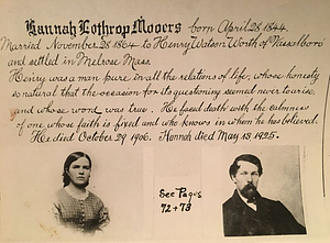 Document : Hannah Lothrop Mooers