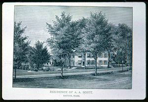 A. Scott home, Central Street
