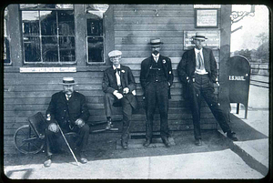 Saugus Center Depot, Left Ben Robinson, Chesley, Roland Mansfield (?)