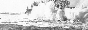 Surf crashing at Woodbury's Point;#2