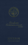 2010 Suffolk University commencement program, College of Arts & Sciences Graduate programs