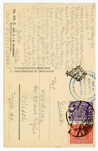 Postcard from Helmut Hirsch to Kate Hirsch, August 21, 1934