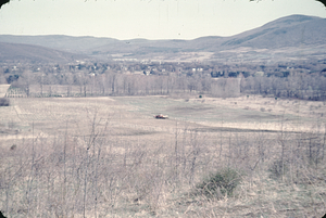Rototiller Preparing GP-08-52 and field southeast of carriage house for planting Spring 1952.