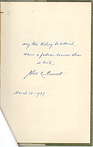 Inscribed copy of The Story of Newton Massachusetts