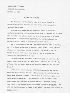 National Day of Peace