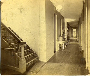 [Staircase and corridor in unknown ward]