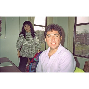 Amy Yang and Andres Espinoza, Inquilinos Boricuas en Acción staffers.