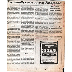 Community comes alive in 'Me Decade'.