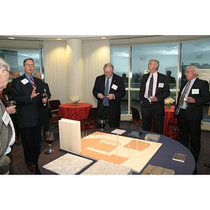 William Bartolini speaks to a group at the Veterans Memorial dinner