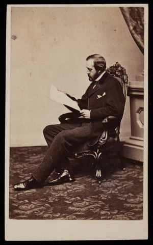 Studio portrait of Quincy A. Shaw, Boston, Mass., 1860-1861