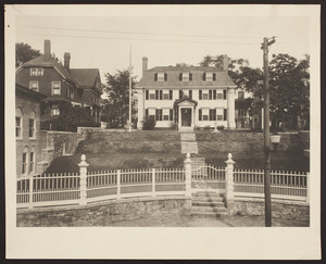 Exterior view of the Sargent Murray Gilman House, Gloucester, Mass., undated