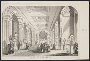 Statuary Room of the Athenaeum, Boston, Mass., 1855