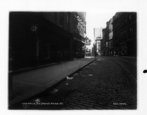 Sidewalk 247-249 Washington St., Boston, Mass., October 1904