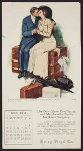 Trade card for Henry Siegel Co., location unknown, 1911