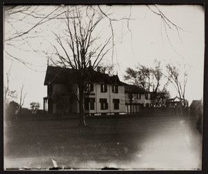 Exterior view of Roseland Cottage and the gazebo, Woodstock, Connecticut, 1904