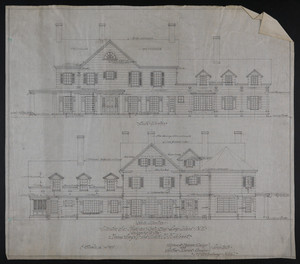Set of architectural drawings of the Misses Amy M. and Edith M. Kohlsaat House, Oyster Bay, Long Island, New York, undated