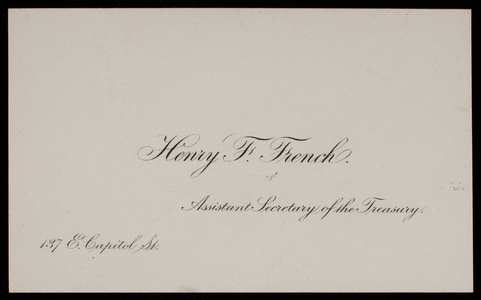 Henry F. Frank to Thomas Lincoln Casey, undated [August 1881]