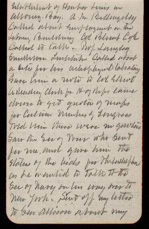 Thomas Lincoln Casey Notebook, February 1890-May 1891, 04, Establishment of Harbor Lines in
