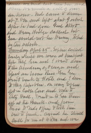 Thomas Lincoln Casey Notebook, March 1895-July 1895, 065, since we had last seen her and
