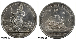 Comitia Americana medal, de Fleury at Stony Point, 1779