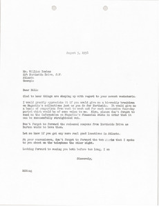 Letter from Mark H. McCormack to William Bonham