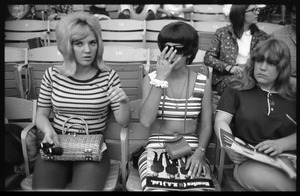 Beatles fans in their seats before the concert at Washington Coliseum