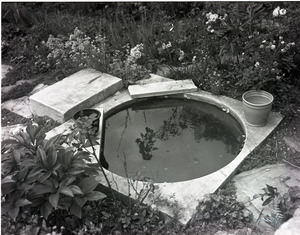 Water feature in Dorothy Canfield Fisher's garden