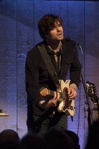 Matt Nakoa (electric guitar) performing in concert at the Payomet Performing Arts Center